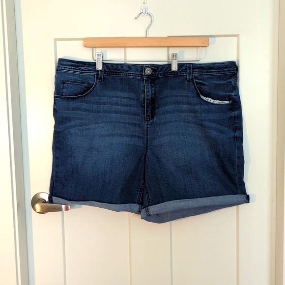 Stretchy Jean Shorts - Picture 1 of 1